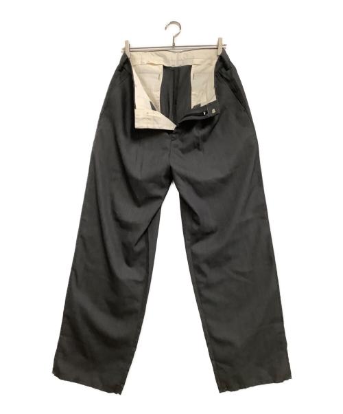 SimplyComplicated（シンプリーコンプリケイティド）SimplyComplicated (シンプリーコンプリケイティド) スラックス　MARBELT TROUSERS グレー サイズ:3の古着・服飾アイテム