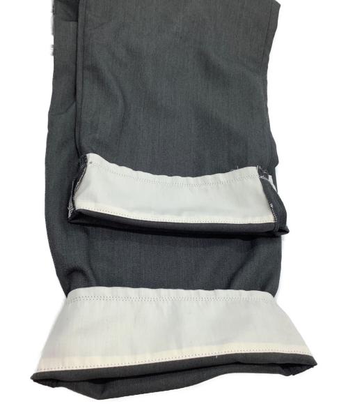 SimplyComplicated（シンプリーコンプリケイティド）SimplyComplicated (シンプリーコンプリケイティド) スラックス　MARBELT TROUSERS グレー サイズ:3の古着・服飾アイテム