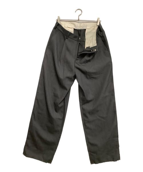 SimplyComplicated（シンプリーコンプリケイティド）SimplyComplicated (シンプリーコンプリケイティド) スラックス　MARBELT TROUSERS グレー サイズ:3の古着・服飾アイテム