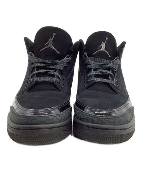 NIKE（ナイキ）NIKE (ナイキ) ハイカットスニーカー Air Jordan 3 Retro ブラック サイズ:28の古着・服飾アイテム