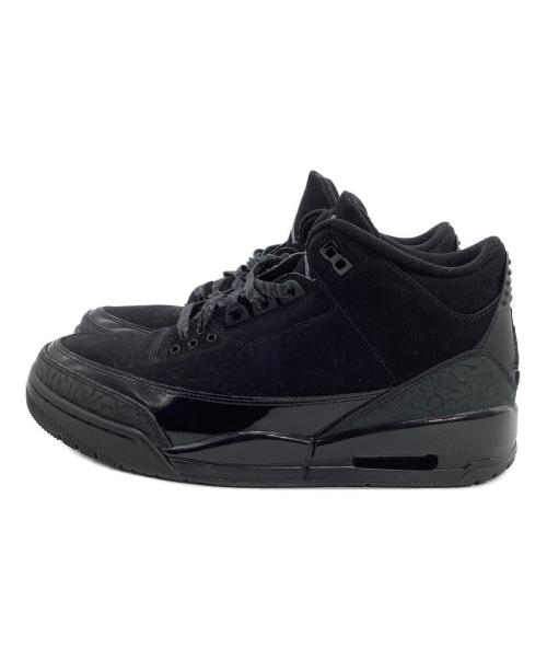 NIKE（ナイキ）NIKE (ナイキ) ハイカットスニーカー Air Jordan 3 Retro ブラック サイズ:28の古着・服飾アイテム