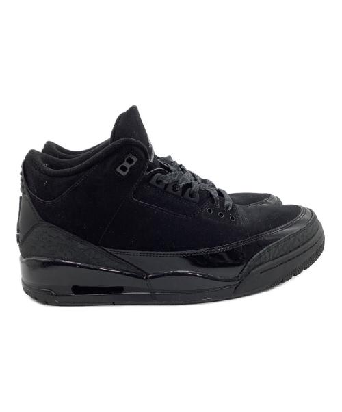 NIKE（ナイキ）NIKE (ナイキ) ハイカットスニーカー Air Jordan 3 Retro ブラック サイズ:28の古着・服飾アイテム
