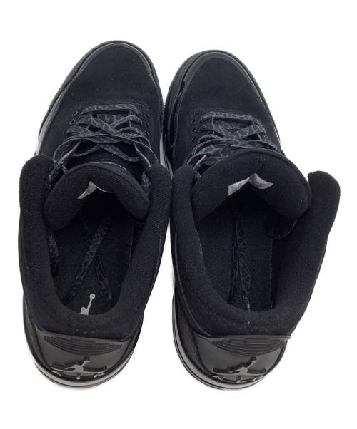NIKE（ナイキ）NIKE (ナイキ) ハイカットスニーカー Air Jordan 3 Retro ブラック サイズ:28の古着・服飾アイテム
