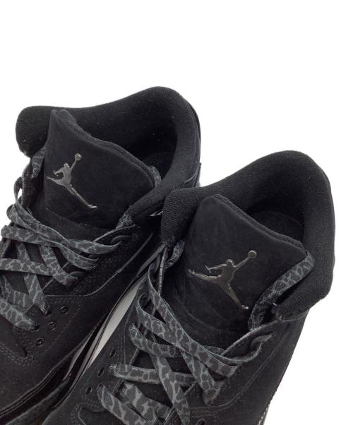 NIKE（ナイキ）NIKE (ナイキ) ハイカットスニーカー Air Jordan 3 Retro ブラック サイズ:28の古着・服飾アイテム