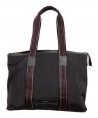PAUL SMITHポールスミス）の古着「トートバッグ　マルチストライプ」｜ブラック