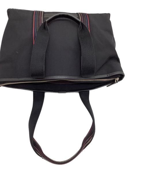PAUL SMITH（ポールスミス）Paul Smith (ポールスミス) トートバッグ　マルチストライプ ブラックの古着・服飾アイテム