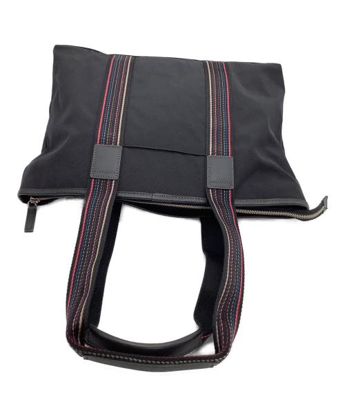 PAUL SMITH（ポールスミス）Paul Smith (ポールスミス) トートバッグ　マルチストライプ ブラックの古着・服飾アイテム