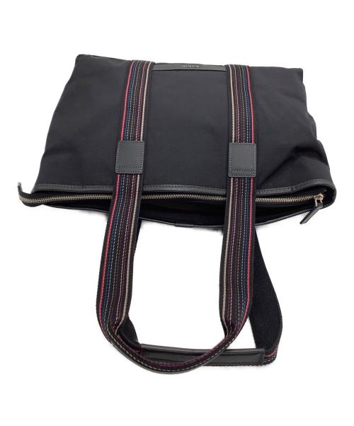 PAUL SMITH（ポールスミス）Paul Smith (ポールスミス) トートバッグ　マルチストライプ ブラックの古着・服飾アイテム