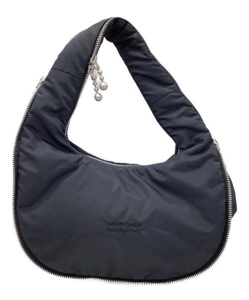 beautiful people（ビューティフルピープル）beautiful people (ビューティフルピープル) バッグ mebious bag in nylon twill S ブラックの古着・服飾アイテム