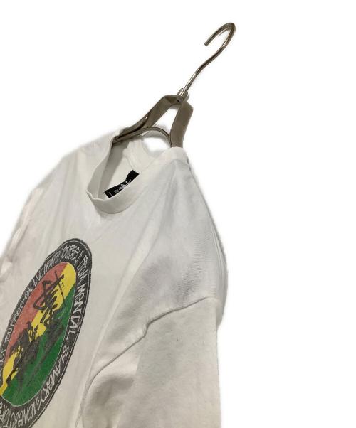 stussy（ステューシー）stussy (ステューシー) 半袖Tシャツ　YOURSELF FROM MENTAL ホワイト サイズ:Mの古着・服飾アイテム