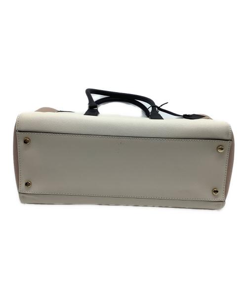 Kate Spade（ケイトスペード）Kate Spade (ケイトスペード) トートバッグ ホワイト×ピンクの古着・服飾アイテム