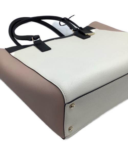 Kate Spade（ケイトスペード）Kate Spade (ケイトスペード) トートバッグ ホワイト×ピンクの古着・服飾アイテム
