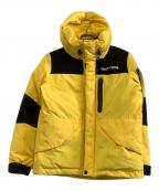Schottショット）の古着「ダウンジャケット　2TONE SNORKEL DOWN PARKA」｜イエロー×ブラック