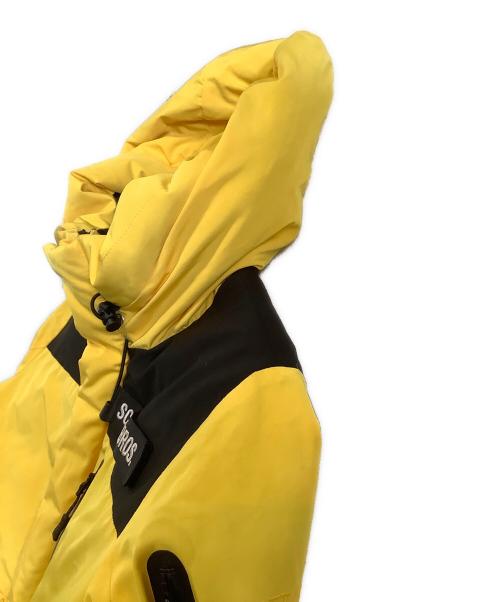 Schott（ショット）Schott (ショット) ダウンジャケット　2TONE SNORKEL DOWN PARKA イエロー×ブラック サイズ:Sの古着・服飾アイテム
