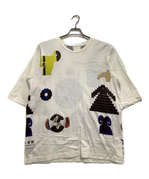 ISSEY MIYAKE（イッセイミヤケ）ISSEY MIYAKE (イッセイミヤケ) 半袖Tシャツ ホワイト サイズ:４の古着・服飾アイテム