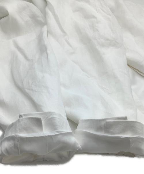 LAUREN RALPH LAUREN（ローレンラルフローレン）LAUREN RALPH LAUREN (ローレンラルフローレン) リネンジャケット ホワイト サイズ:48Rの古着・服飾アイテム