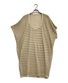 PLEATS PLEASE（プリーツプリーズ）の古着「半袖カットソー」｜ベージュ