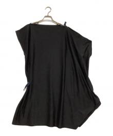 ISSEY MIYAKE（イッセイミヤケ）の古着「ノースリーブカットソー」｜ブラック
