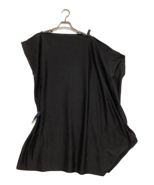 ISSEY MIYAKE（イッセイミヤケ）ISSEY MIYAKE (イッセイミヤケ) ノースリーブカットソー ブラック サイズ:2の古着・服飾アイテム
