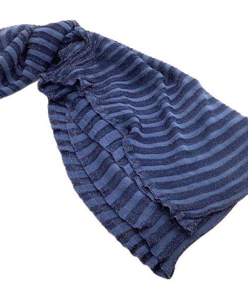PLEATS PLEASE（プリーツプリーズ）PLEATS PLEASE (プリーツプリーズ) ノースリーブワンピース ブルー サイズ:3の古着・服飾アイテム