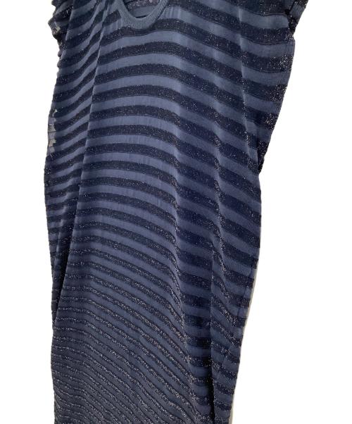 PLEATS PLEASE（プリーツプリーズ）PLEATS PLEASE (プリーツプリーズ) ノースリーブワンピース ブルー サイズ:3の古着・服飾アイテム