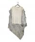 MM6 Maison Margiela（エムエムシックスメゾンマルジェラ）の古着「アシンメトリックスウェットドレープカットソー」｜ホワイト