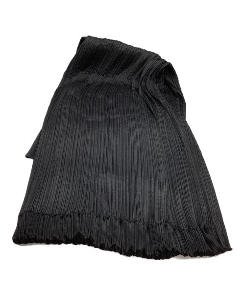 PLEATS PLEASE（プリーツプリーズ）PLEATS PLEASE (プリーツプリーズ) 変形ケープコート ブラック サイズ:表記なしの古着・服飾アイテム