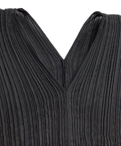 PLEATS PLEASE（プリーツプリーズ）PLEATS PLEASE (プリーツプリーズ) 変形ケープコート ブラック サイズ:表記なしの古着・服飾アイテム