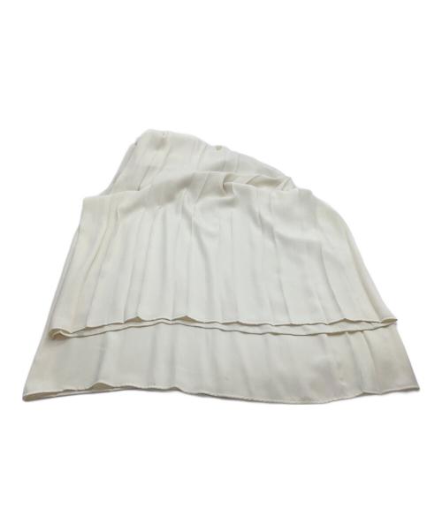 MM6 Maison Margiela（エムエムシックスメゾンマルジェラ）MM6 Maison Margiela (エムエムシックスメゾンマルジェラ) プリーツワイドパンツ アイボリー サイズ:36の古着・服飾アイテム