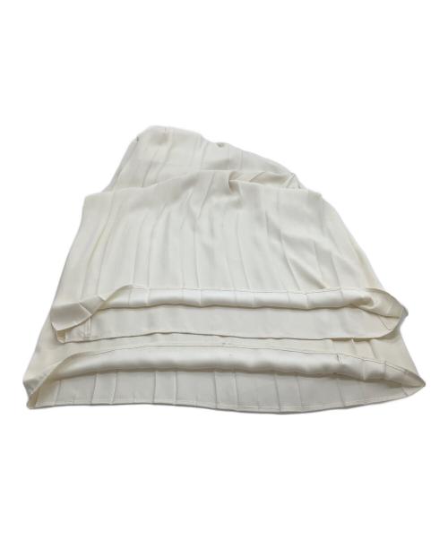 MM6 Maison Margiela（エムエムシックスメゾンマルジェラ）MM6 Maison Margiela (エムエムシックスメゾンマルジェラ) プリーツワイドパンツ アイボリー サイズ:36の古着・服飾アイテム