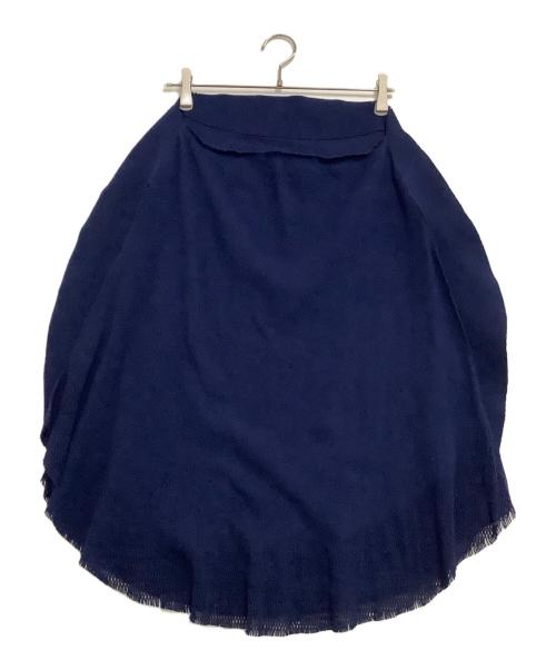 ISSEY MIYAKE（イッセイミヤケ）ISSEY MIYAKE (イッセイミヤケ) ノースリーブカットソー ブルー サイズ:２の古着・服飾アイテム
