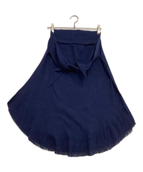 ISSEY MIYAKE（イッセイミヤケ）ISSEY MIYAKE (イッセイミヤケ) ノースリーブカットソー ブルー サイズ:２の古着・服飾アイテム