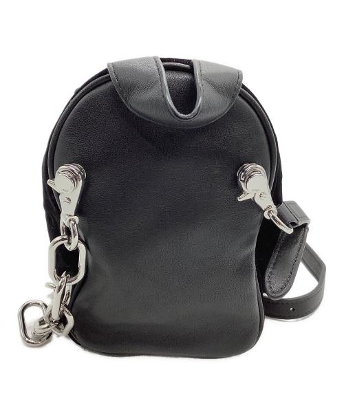 ALEXANDER WANG（アレキサンダー・ワン）ALEXANDER WANG (アレキサンダー・ワン) ベルベットミニショルダーリュック ブラックの古着・服飾アイテム