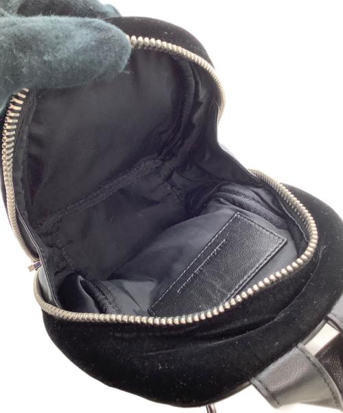 ALEXANDER WANG（アレキサンダー・ワン）ALEXANDER WANG (アレキサンダー・ワン) ベルベットミニショルダーリュック ブラックの古着・服飾アイテム