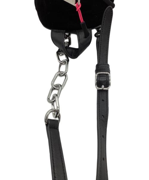 ALEXANDER WANG（アレキサンダー・ワン）ALEXANDER WANG (アレキサンダー・ワン) ベルベットミニショルダーリュック ブラックの古着・服飾アイテム