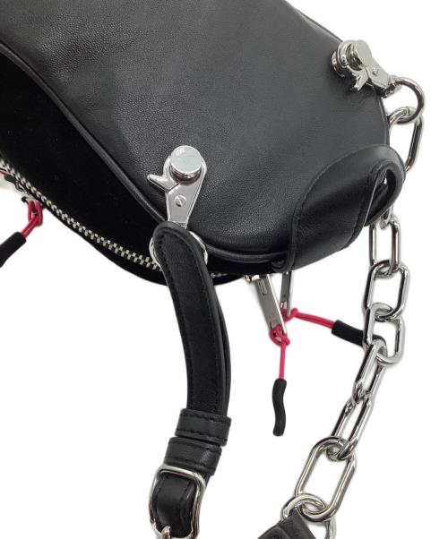 ALEXANDER WANG（アレキサンダー・ワン）ALEXANDER WANG (アレキサンダー・ワン) ベルベットミニショルダーリュック ブラックの古着・服飾アイテム