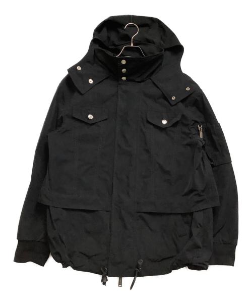 DSQUARED2（ディースクエアード）DSQUARED2 (ディースクエアード) ミリタリージャケット ブラック サイズ:48の古着・服飾アイテム