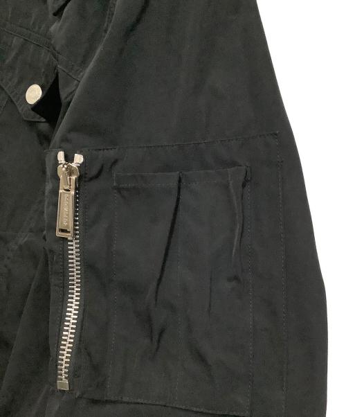 DSQUARED2（ディースクエアード）DSQUARED2 (ディースクエアード) ミリタリージャケット ブラック サイズ:48の古着・服飾アイテム