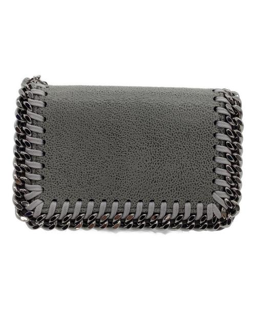 STELLA McCARTNEY（ステラマッカートニー）STELLA McCARTNEY (ステラマッカートニー) カードケース　ファベラ グレーの古着・服飾アイテム