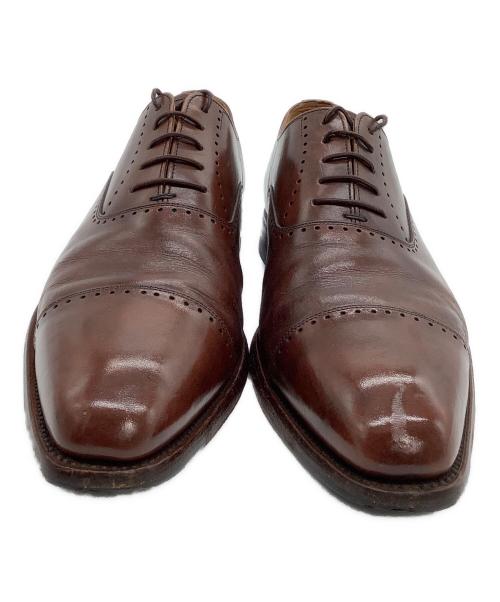 SCOTCH GRAIN（スコッチグレイン）SCOTCH GRAIN (スコッチグレイン) ストレートチップシューズ Bel Homme BY HIROKAWA ブラウン サイズ:26の古着・服飾アイテム