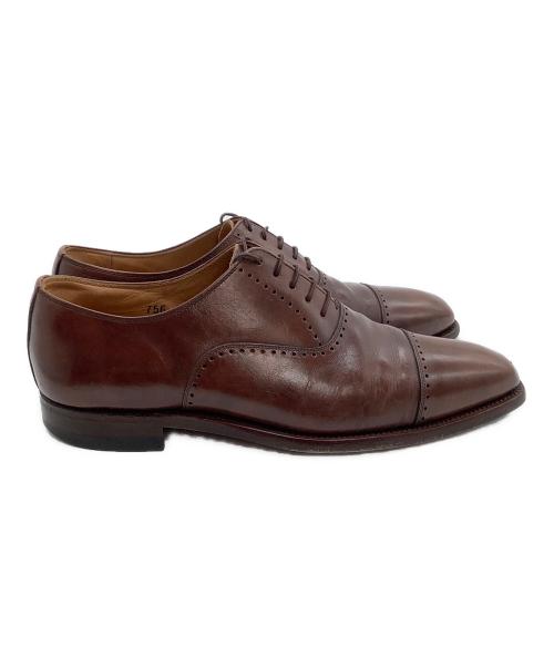SCOTCH GRAIN（スコッチグレイン）SCOTCH GRAIN (スコッチグレイン) ストレートチップシューズ Bel Homme BY HIROKAWA ブラウン サイズ:26の古着・服飾アイテム