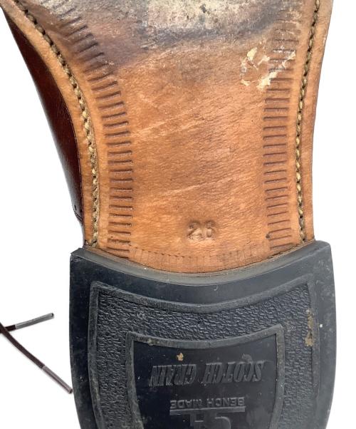 SCOTCH GRAIN（スコッチグレイン）SCOTCH GRAIN (スコッチグレイン) ストレートチップシューズ Bel Homme BY HIROKAWA ブラウン サイズ:26の古着・服飾アイテム