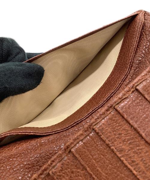 BOTTEGA VENETA（ボッテガベネタ）BOTTEGA VENETA (ボッテガベネタ) 長財布　イントレチャート ブラウンの古着・服飾アイテム