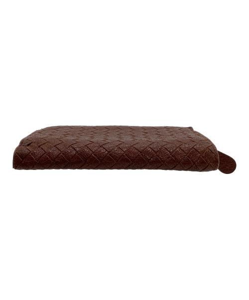 BOTTEGA VENETA（ボッテガベネタ）BOTTEGA VENETA (ボッテガベネタ) 長財布　イントレチャート ブラウンの古着・服飾アイテム