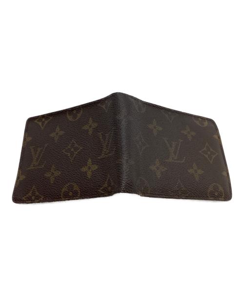 LOUIS VUITTON（ルイ ヴィトン）LOUIS VUITTON (ルイ ヴィトン) 2つ折り財布　モノグラム　ポルトフォイユ ミュルティプル ブラウンの古着・服飾アイテム