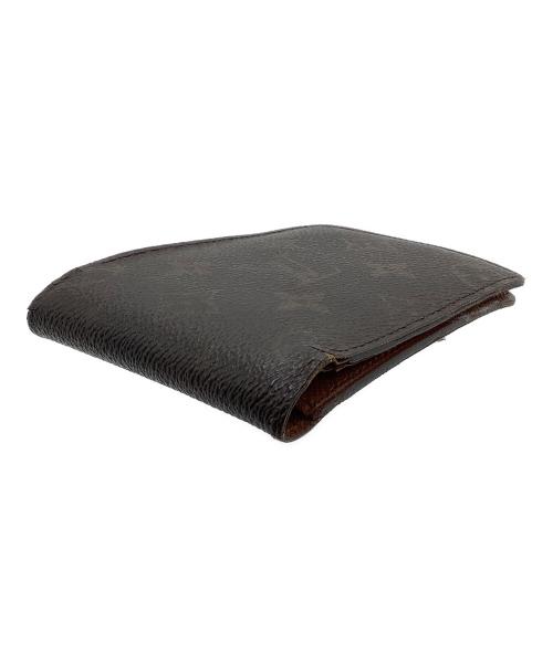 LOUIS VUITTON（ルイ ヴィトン）LOUIS VUITTON (ルイ ヴィトン) 2つ折り財布　モノグラム　ポルトフォイユ ミュルティプル ブラウンの古着・服飾アイテム
