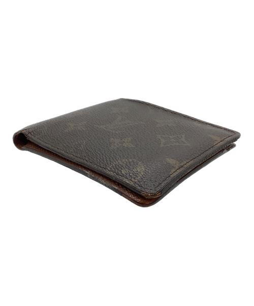 LOUIS VUITTON（ルイ ヴィトン）LOUIS VUITTON (ルイ ヴィトン) 2つ折り財布　モノグラム　ポルトフォイユ ミュルティプル ブラウンの古着・服飾アイテム