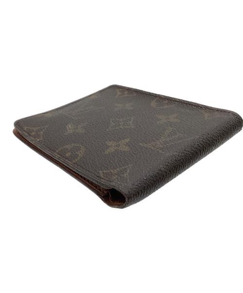 LOUIS VUITTON（ルイ ヴィトン）LOUIS VUITTON (ルイ ヴィトン) 2つ折り財布　モノグラム　ポルトフォイユ ミュルティプル ブラウンの古着・服飾アイテム