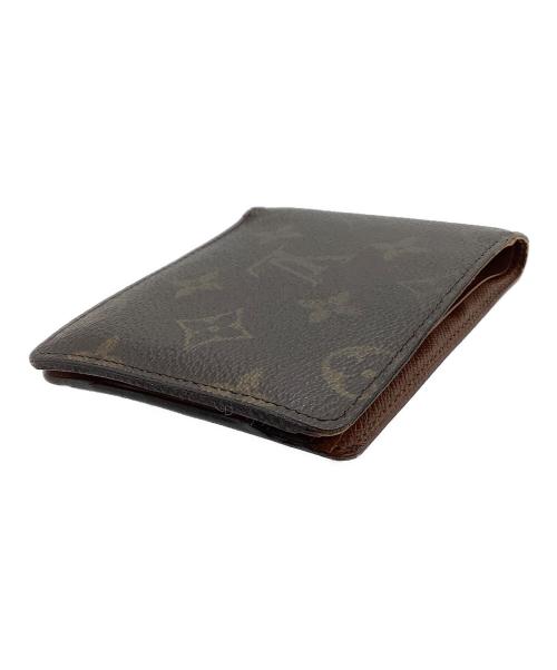 LOUIS VUITTON（ルイ ヴィトン）LOUIS VUITTON (ルイ ヴィトン) 2つ折り財布　モノグラム　ポルトフォイユ ミュルティプル ブラウンの古着・服飾アイテム