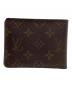 LOUIS VUITTON (ルイ ヴィトン) 2つ折り財布　モノグラム　ポルトフォイユ ミュルティプル ブラウン：7000円
